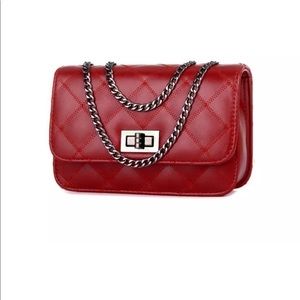 Luxury Red Shoulder Bag